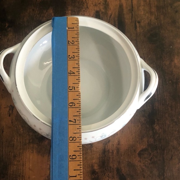 Vintage Japan English Garden 1221 Fine China Round Serving Dish with Lid - Picture 11 of 11